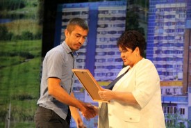 Людмила Ткаченко поздравила строителей с профессиональным праздником